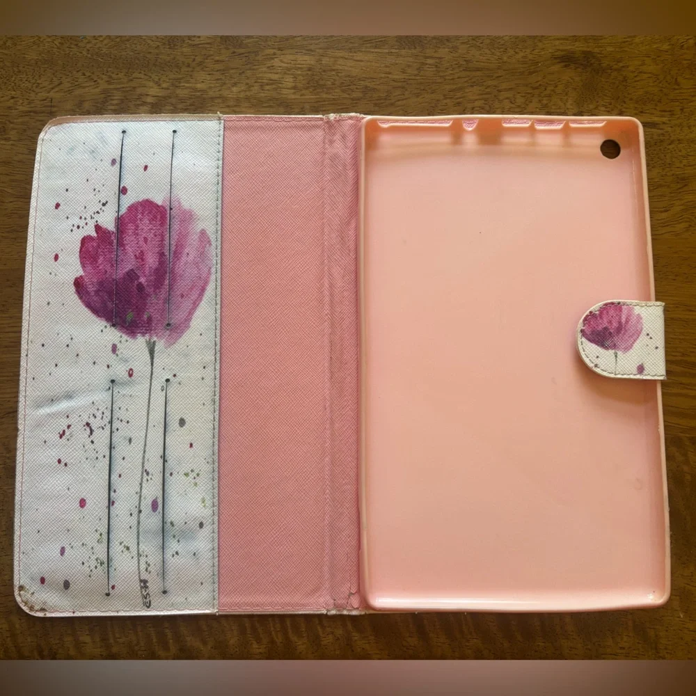 Watercolor Floral Tablet Cover IPad 9.5” 9.4”